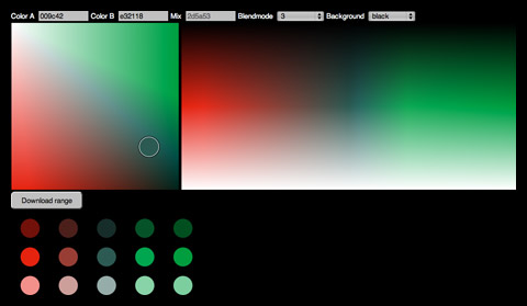 Color mixer screenshot